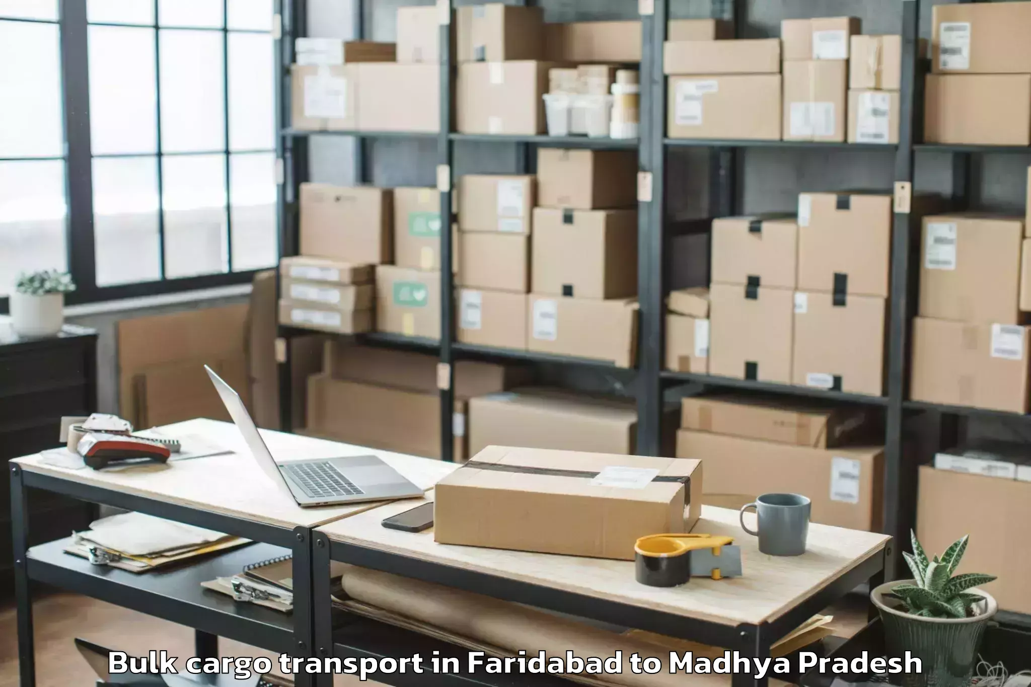 Get Faridabad to Guna Bulk Cargo Transport